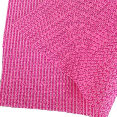 China Breathable Diamond Colors Bird Eyes Mesh Fabric Double Warp Knit Mesh Fabric for sale