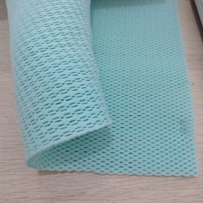 China Cotton Textile 3d Mesh Fabric Air Mesh Tencel Cotton Spacer Organic Breathable Fabric For Baby Neck Pillow for sale