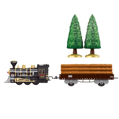 China Slot Toy Hot Selling Classic Train Toys Kids For Battery Electric Train Toys Track With Light And Sounds for sale