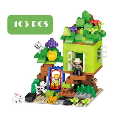 China Education Toys 105 PCS Building Block Toys Paradise For Educational DIY Toys Building Blocks Toys With EN71 for sale