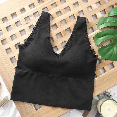 China Hot Selling Seamless Plus Size Tank Women Comfortable And Breathable Daily Back Jelly Soft Gather Plasticity Beautiful Top for sale