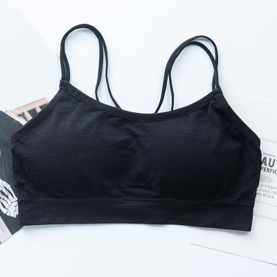 China Wholesale Vest Bra Solid Bra Factory Breathable Comfortable Breathable Back Cotton Beautiful Tube Seamless Top for sale