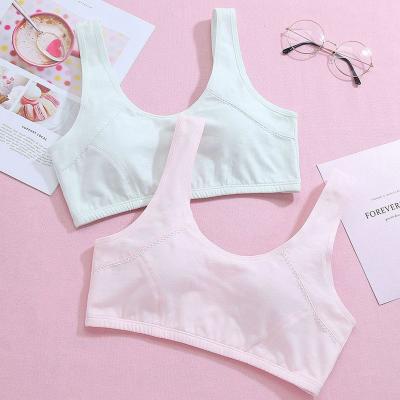 China Wholesale Breathable Solid Teen Medium Waist Panties Girl's Knitting Panties Children's Panties Girls' Panties for sale