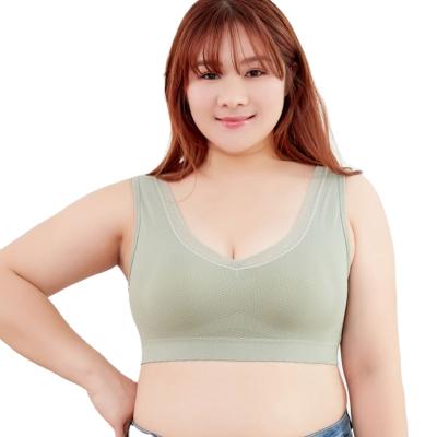 China Hot Selling Seamless Summer Sport Yoga Fitness Women Invest Comfortable Breathable Bra Plus Size Women Bra for sale