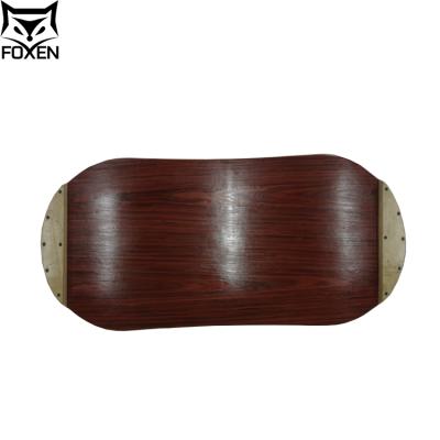 China On top with EVA Professional New Design 7 ply canadian maple indoor 1 ply bamboo shimmy balance board for sale