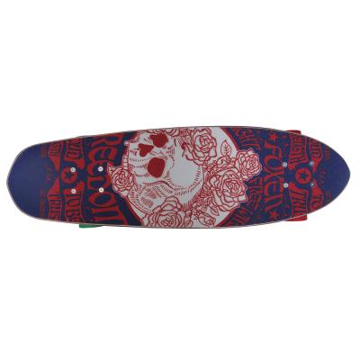 China With Custom Canadian Airbrush Griptape 7 Ply Maple Mid Red Skateboards With Airbrush Griptape for sale