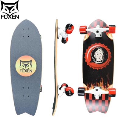 China Wholesale Price Youth Skateboard Complete 7 Ply Maple Surf Canadian Customizable Color Customized Shape for sale