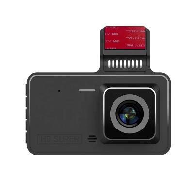 China SD/MMC Full HD 1080P Card Dash Cam VCR Driving For Front And Rear Car Recording Night Dashcam Wide Angle Video Recorder Car DVR for sale