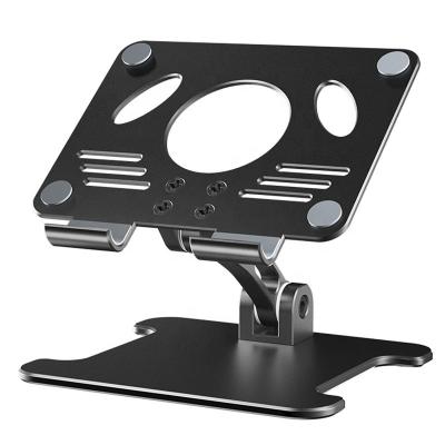 China HeightAngle (Height) Aluminum Tablet Stand Dual Axis Adjustable Desk Design Adjustable HeightAngle Smartphone Stand Tablets Drawing Stand For iPhone iPad for sale