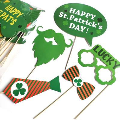 China / 35pcs NO-DIY Custom Large Size Photo Booth Props Party Decorations For St. Patrick's Day for sale