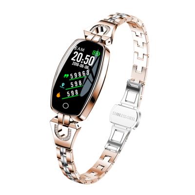 China 2019 New Arrival Smart Fitness Watch H8 Waterproof Smart Bracelet For Women H8 for sale