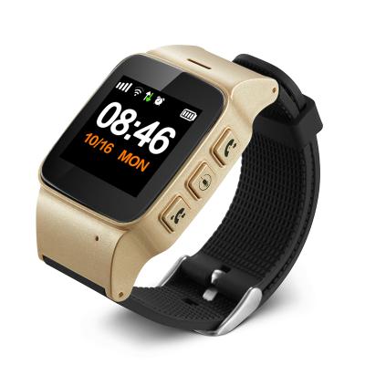 China 2018 D99 Private Wifi Plus 1.22 Inch Wifi Positioning Smart SOS Watch GPS Tracker For Elderly Big Kids for sale