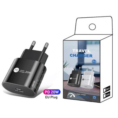 China PD 20W Fast Charger Mobile Phone Charger EU USA Plug High Quality Convenient Safe Charging Adapter For iPhone Samsung Xiaomi Huawei for sale