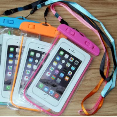 China IP67 Summer Waterproof Hot Selling Case Waterproof Glow in the Dark Fluorescent Waterproof Bag for iPhone 7 Plus for sale