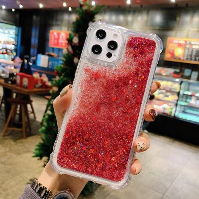 China New Product Luxury Bling Amazon Hit Wholesale Glitter Phone Case Shockproof TPU Waterproof Cheap Hot For Iphone 12 Case for sale