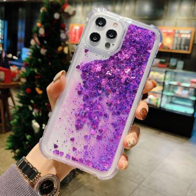 China 2021 Shockproof Hot Sale Glitter Phone Case Wholesale Amazon Hit Luxury New Product TPU Waterproof Cheap Hot For Iphone 12 Case for sale