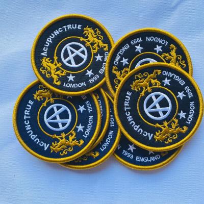 China Viable Hot Sale High Quality Embroidered Custom Patch And Woven Iron On Patches For Apparel for sale