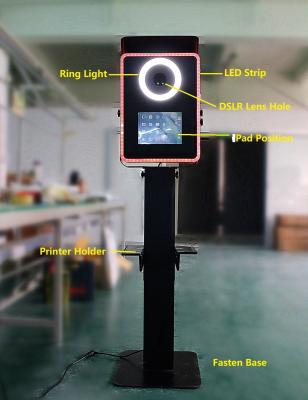 China Mall New Model Lumia LED Ring Light Photo Booth, Double Side Tablet /mini LCD DIY Photo Booth for sale