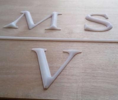 China Acrylic 3D Advertising Laser Cut Signs for sale