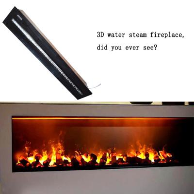 China stylish 3D flame steam 3D fireplace insert water cold with touchable decor flame and remote control for sale