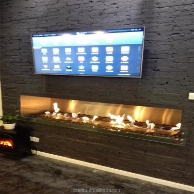 China Indoor smart smart fireplace for luxury deco apartments for sale