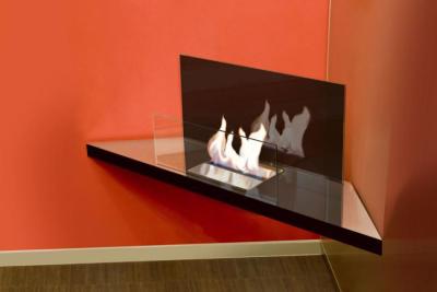 China Contemporary interior design, bio ethonl of corner installation fireplace for fuel for sale