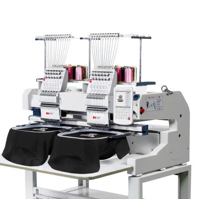 China Hotels BAI Head 12/15 Colors 2 Colors Commercial Automated Cap Embroidery Machine For Sale for sale