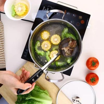 China Wholesale China Stainless Steel Sustainable Stick Pots Sets Non Cookware Kitchenware Cooking Cooking Pot Set for sale