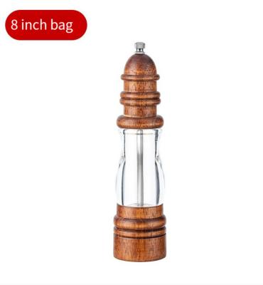 China Viable Flagship Salt Viable Hot Manual Grinder Selling Solid Wood Classic Grinding Seasoning Seasoning Pepper Mill for sale