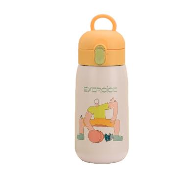 China New Large Capacity Designer Personalized Cartoon Large Capacity 316 Stainless Steel Constant Temperature Cute Children Smart Thermos Mug for sale