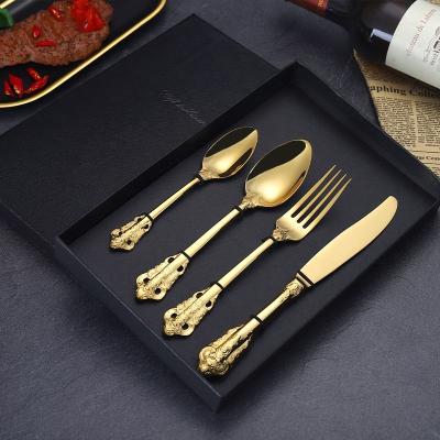 China Sustainable Yard Banquet Western S304 Stainless Steel Dinnerware Cutlery Spoon Set for sale