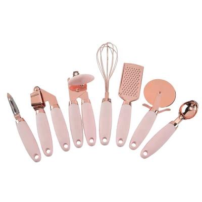 China Flatter Set of Viable Cutter Melon Pizza Scoop Ice Cream Box Opener Stainless Steel Peeler Household Kitchen Instrument for sale