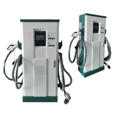 China New China-chic Commercial Dual Smart OCPP Plug Charging Station DC 150A 60kw EV Charger Public Station With Payment for sale