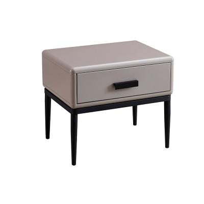 China Simple wood type bedside modern minimalist storage cabinet painting bedroom table storage bedside drawer table for sale