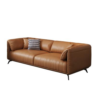 China Hot Selling Foshan Living Room Furniture 1+3 Seater Convertible Modern Sofa Office Modern Leather Sofa Cama for sale