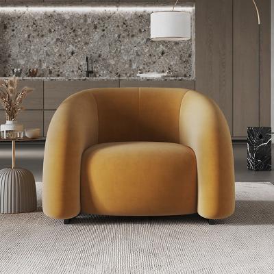 China (Other) Modern Italian Minimalist Adjustable Living Room Sofa Flannel Sofa Backrest Armrest Integrated Sofa for sale