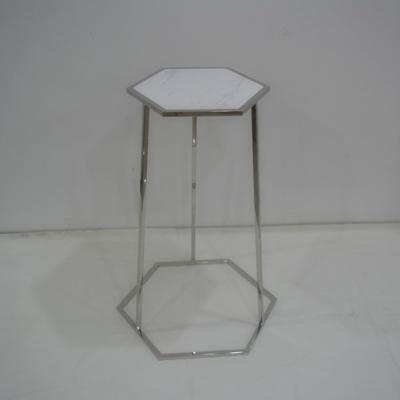 China 2022 hot sale convertible bar stool furniture stainless steel legs with marble bar height tables Nordic for sale