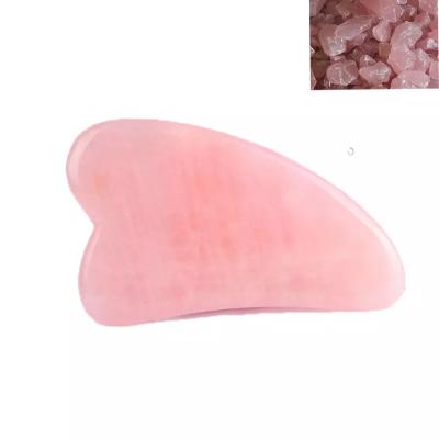 China Face Source Factory 100% Natural Stone Massage Scraping Tool Use Gua Sha Heart Shape Stone Customization for sale