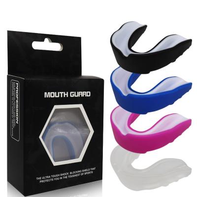 China High Quality WHOLESALE Muttahida Majlis-e-Amal Boxing SPORTS MOUTH GUARD GUM SHIELD ADJUSTMENT BOXING RUBBER MOUTH GUARD for sale