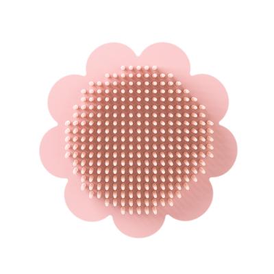 China All Natural Silicone Baby Shower Soft Brush Scrub Exfoliation For Body And Face for sale