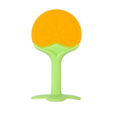 China New Design Antibacterial Cartoon Animal Shape Newborn Food Baby Pacifier Baby Fruit Vegetable Bite Feeder for sale