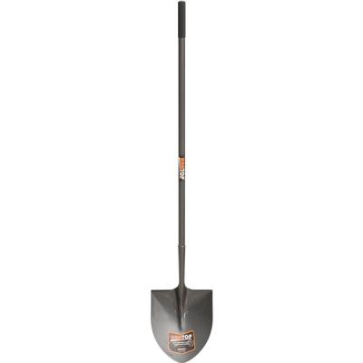 China Garden Shovel 31718 All Metal Long Handle Largest Steel Round Shovel for sale