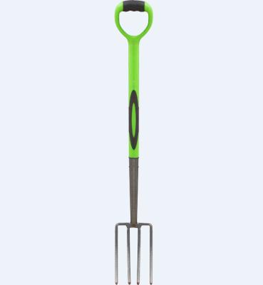 China Garden Work Farm 11906 Boundary Fork With Steel Tube ERGO PVC Coated + TPR Handle for sale