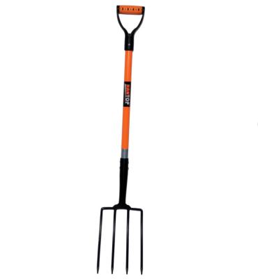 China 41610 Digging Fork Agriculture With Long Fiberglass Handle PB Handle for sale