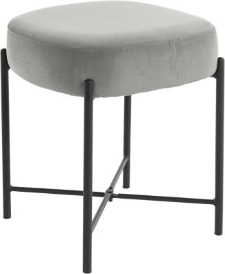 China New KD Modern Design Convertible Dining Room Furniture Velvet Steel Leg Dining Stool for sale