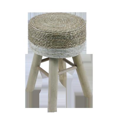 China Convertible New Design Modern Style Furniture Save Space Round Stool Rattan Living Room Stool for sale