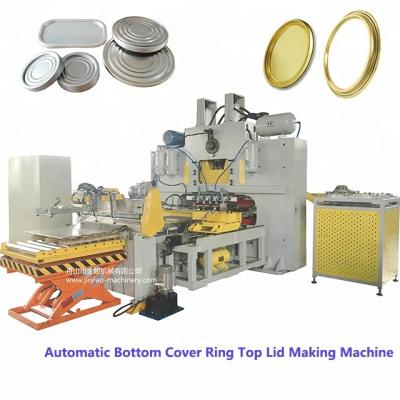 China Automatic Round Beverage Tin Can Lids 502# 603# Covers Making Production Line for sale