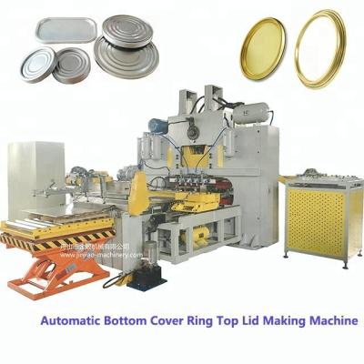 China Automatic 1-5L Beverage Painting Tin Can Lids Making Production Line for sale