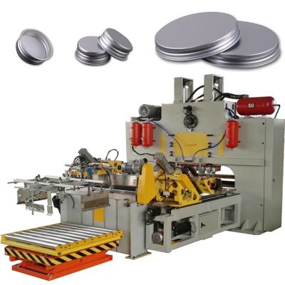 China Automatic Food Screw Cap Aluminum Glass Cap Making Capsule Production Line for sale