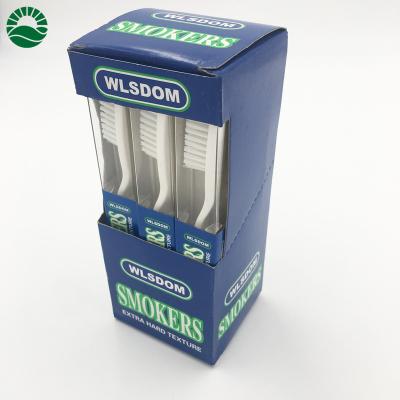 China Wisdom 212 Texture SMOKER Extra Hard Toothbrush Daily Toothbrush Cheap Price for sale